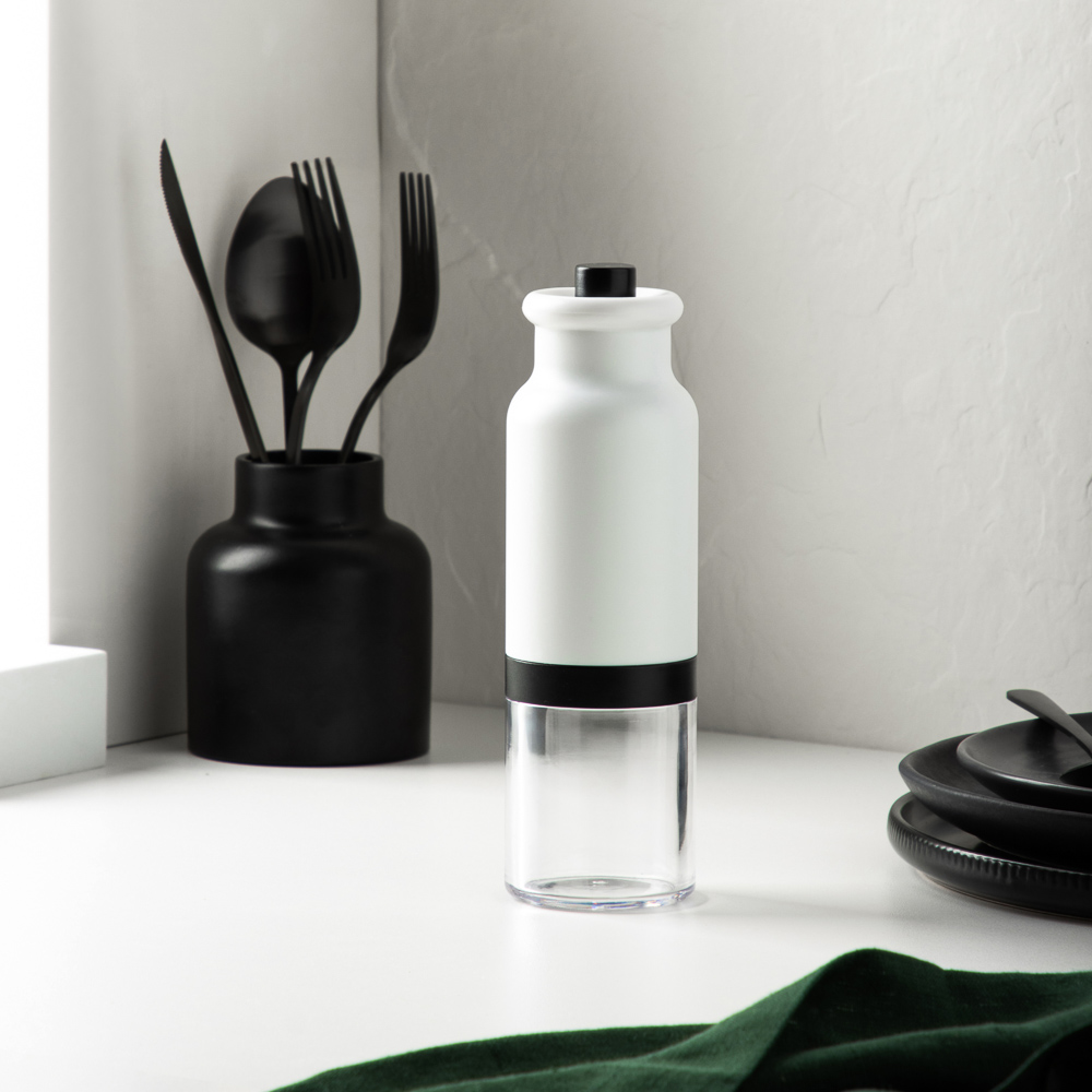 SATOSHI Мельница для специй электрическая, гравитационная 18,5см, пластик/акрил, арт.№ 827-112