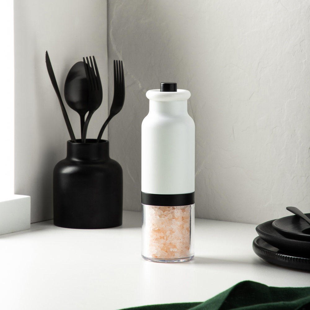 SATOSHI Мельница для специй электрическая, гравитационная 18,5см, пластик/акрил, арт.№ 827-112